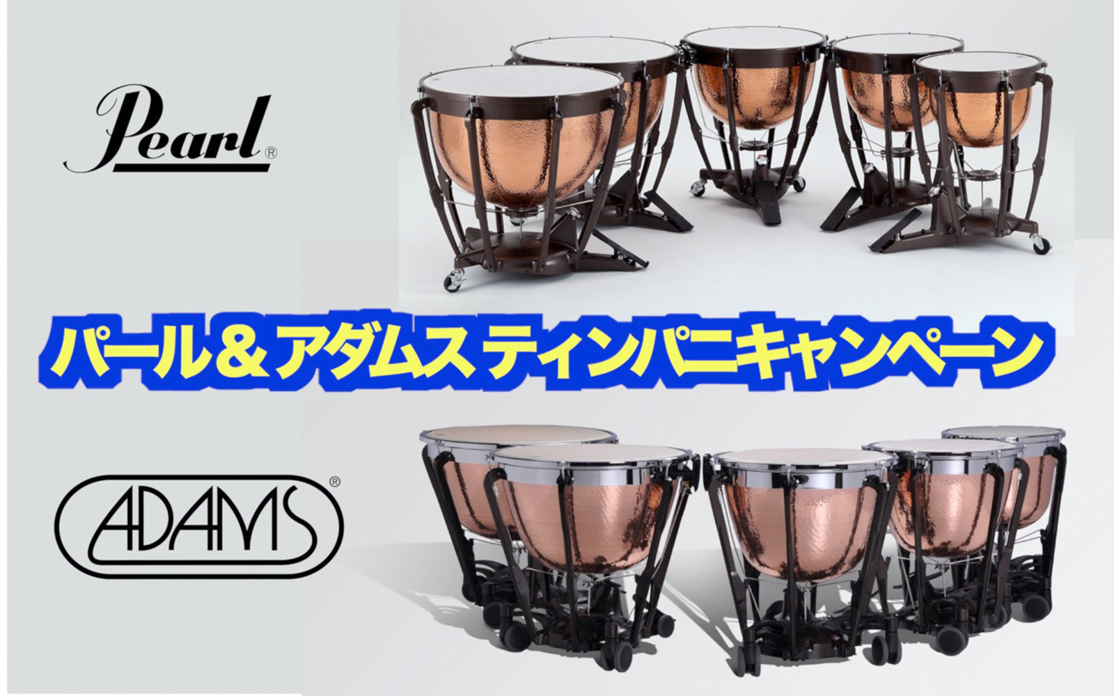 パール＆アダムスティンパニ プロテクションカバープレゼントキャンペーン | Pearl Drums -Official site-